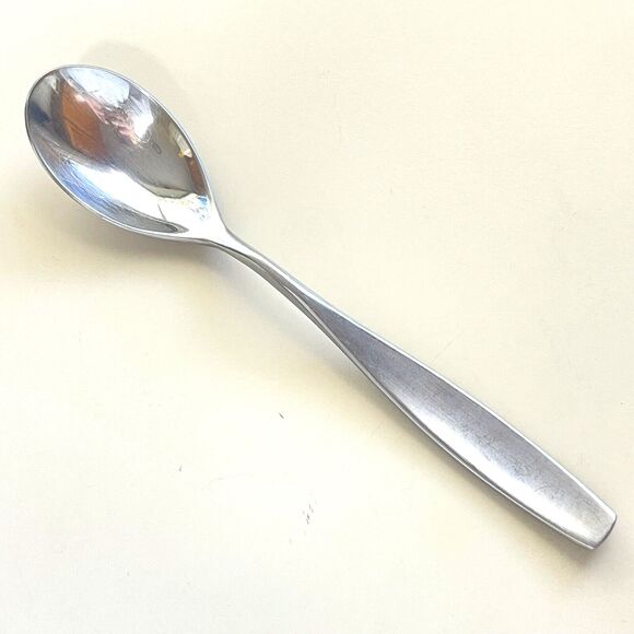 Cambridge 18/8 Stainless Oval‎ Spoon 8" Satin Oval Soup Spoon Heavy Tablespoon - Picture 1 of 9